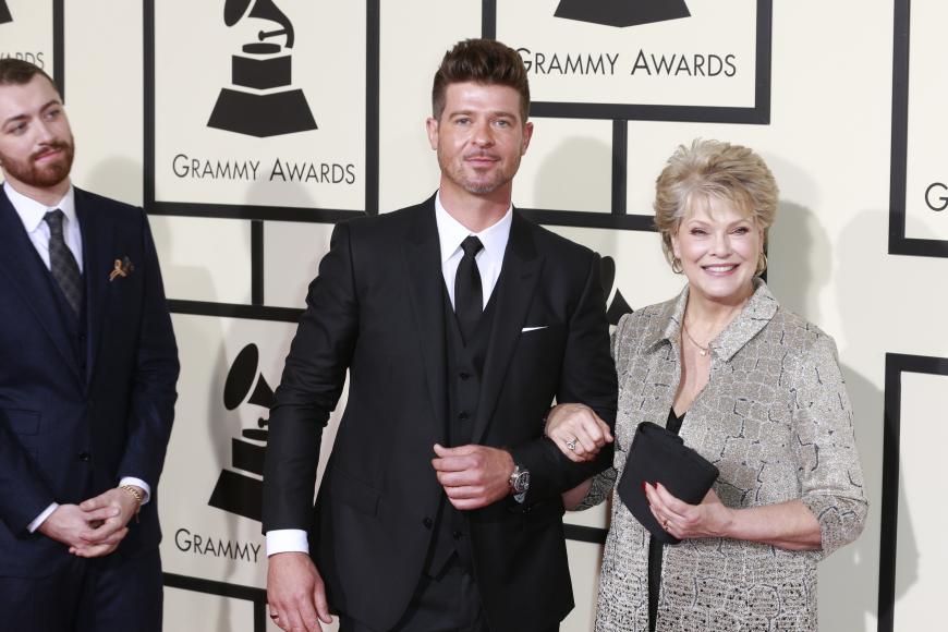 Robin Thicke und seine Mutter Gloria Loring