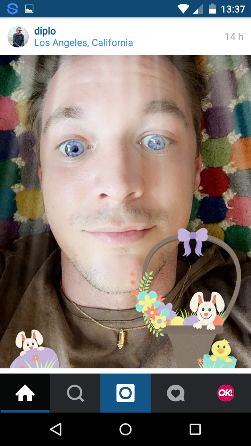 DJ Diplo ist auf den Hasen gekommen.