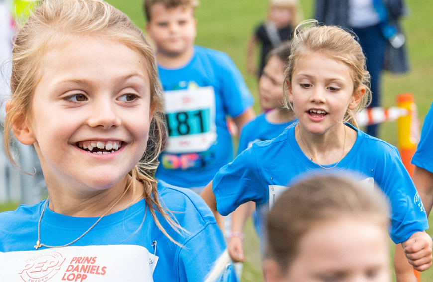 Lauf, Estelle, lauf! Die kleine Prinzessin ist Anfang September 2019 ganz vorn beim Benefiz-Event
