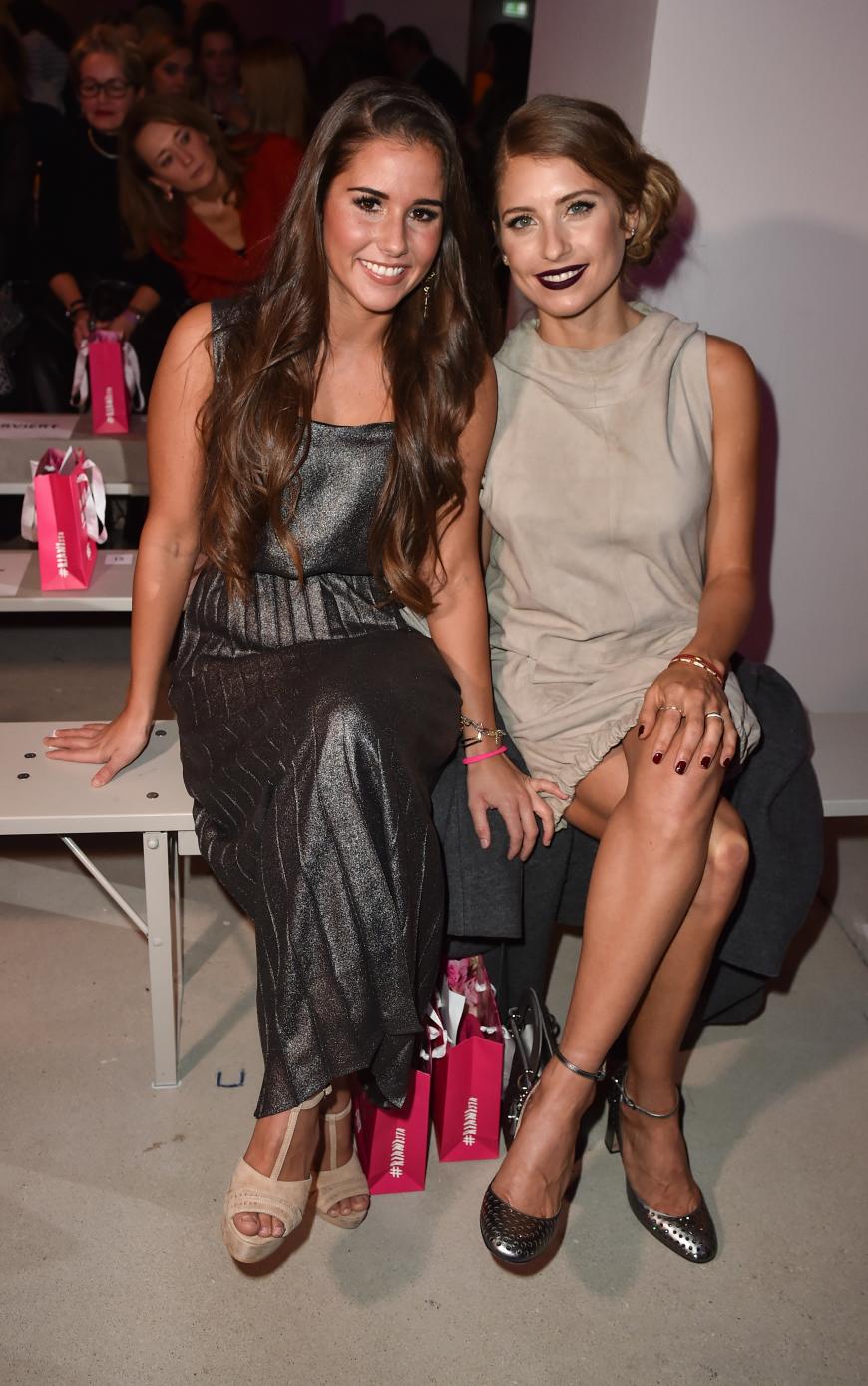 Sarah Lombardi und Cathy Hummels auf der Fashion Week Berlin