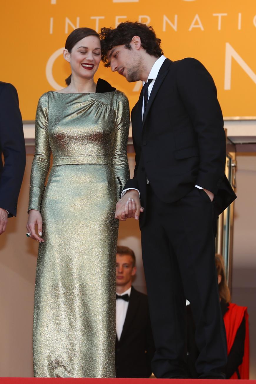 Ebenfalls ziemlich verschmust: Marion Cotillard mit ihrem Freund Guillaume Canet.