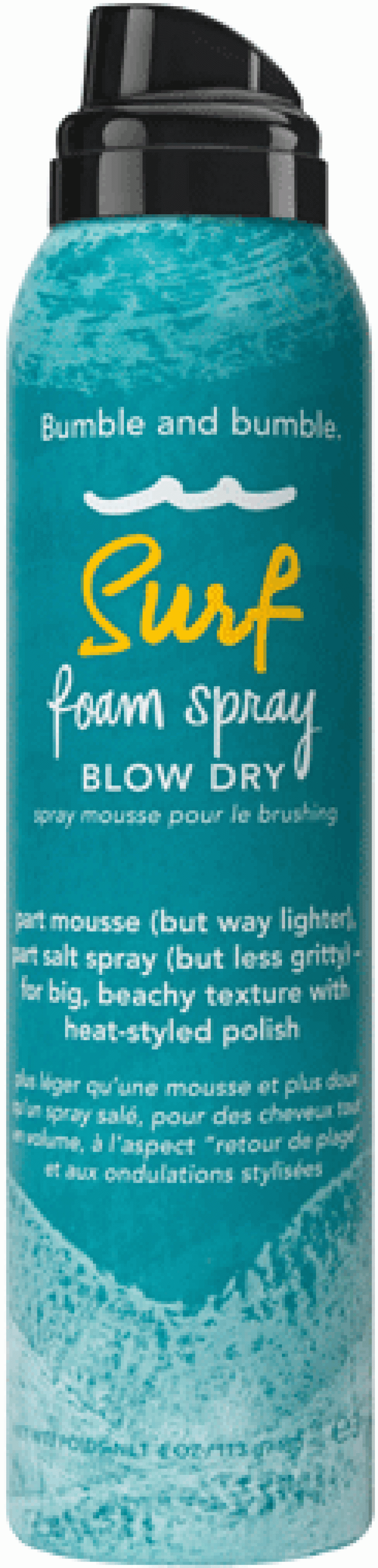 BEACH WAVES „Surf Foam Spray Blow Dry“-Schaumspray von Bumble and bumble, ca. 30 Euro, bei Douglas