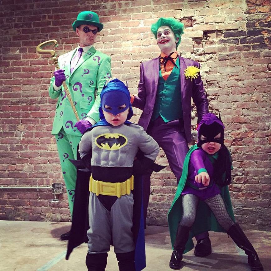 Neil Patrick Harris und seine Bande als Gotham City-Helden