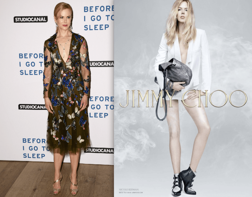 Für die aktuelle Jimmy Choo Kampagne stand Hollywood-Schauspielerin Nicole Kidman vor der Kamera. Tolle Bilder. Leider erkennt man Nicole nur auf den zweiten Blick und mit ganz viel Fantasie