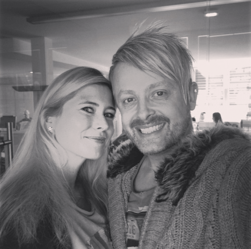 ... hier mit dem immerfröhlichen Ross Antony