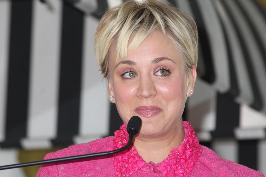 Zu Tränen gerührt: Kaley Cuoco
