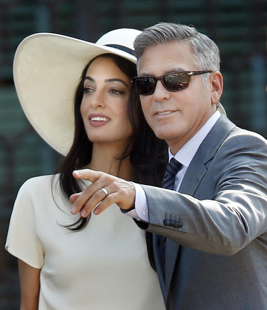 Die Hochzeit von Amal und George Clooney fand ganz romantisch in Venedig statt.