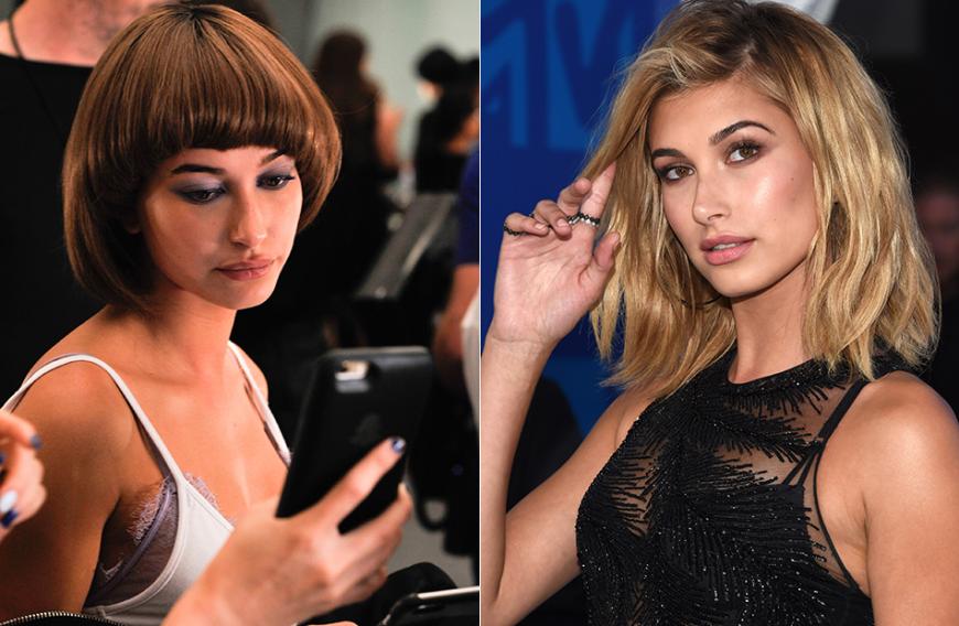 Wow, SO haben wir Hailey Baldwin ja noch nie gesehen! Zur Show von Modeschöpfer Jeremy Scott bei der New York Fashion Week ließ sich die Ex von Justin Bieber einen brünetten Pagenkopf verpassen. Klar, ist ne Perücke, aber wir finden, dass Hailey der Look ausnehmend gut steht.