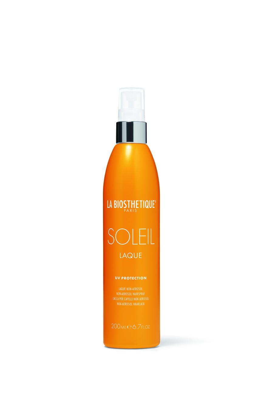 UV-Schutz fürs Haar: FRISCHER DUFT „Soleil Laque“- Haarspray von La Biosthétique, ca. 20 Euro, beim Friseur