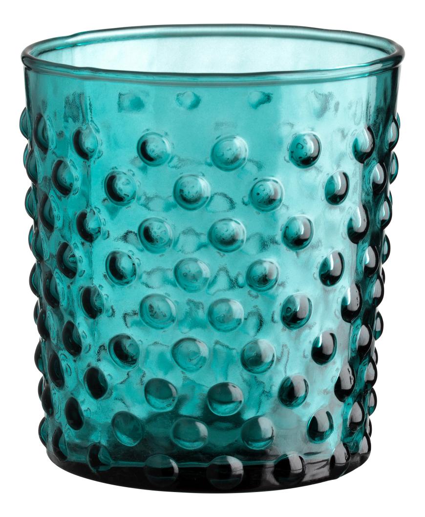 Petrolfarbene Gläser sind total angesagt, in der Sommer-Kollektion von H&M kostet dieses schöne Glas sogar nur ca. 2€! Ab Mitte April online und in ausgewählten Stores erhältlich.