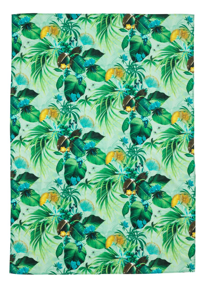 Diese sommerliche Tischdecke peppt deine Garten-Party super cool auf, ca. 20€, bei H&M ab dem 17. April.