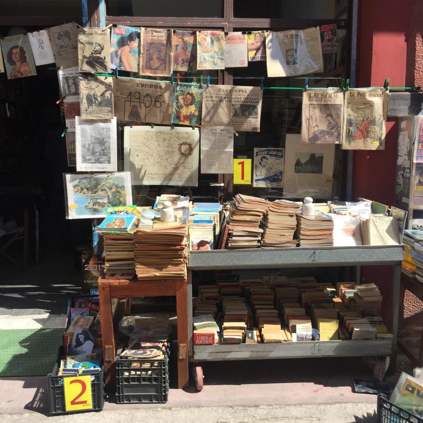 Klar, dass so eine historische Stadt auch viele Bücherläden hat!