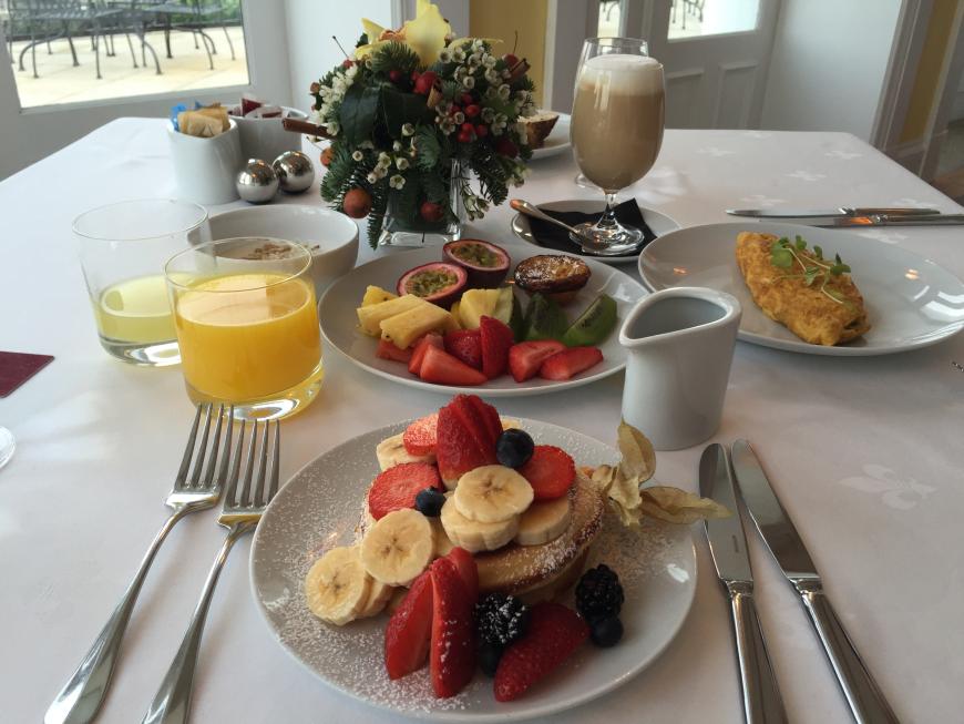 Diese Pancakes im Hotel „The Yeatman