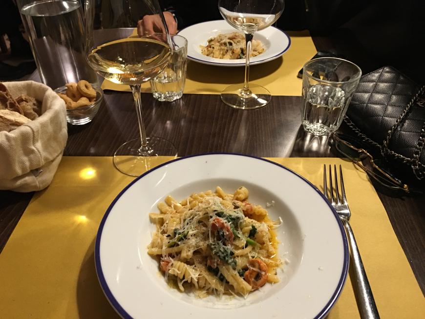 Danach ging's in die Trattoria Trippa! Lieber nicht googeln was