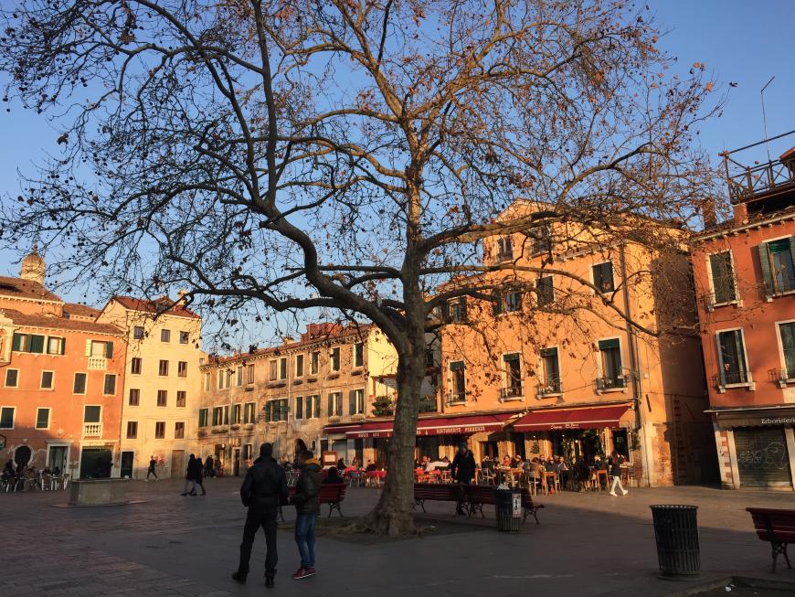 Campo Santa Margherita, das Studentenviertel Venedigs.