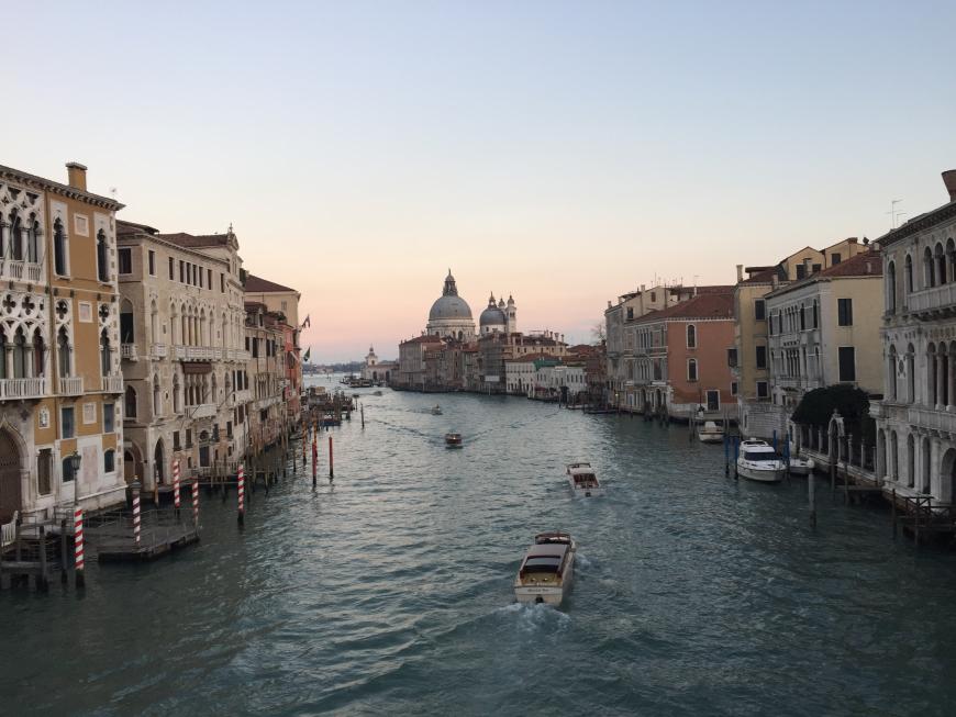 Ponte dell Accademia - eine wunderschöne Kulisse auf dem Grande Canale.