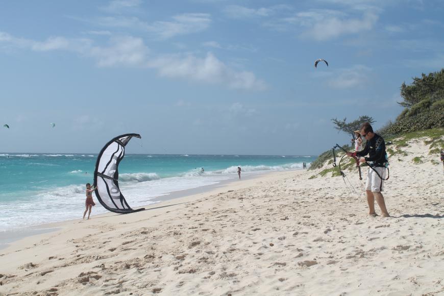 Silver Sands ist ein Paradies für Kitesurfer!