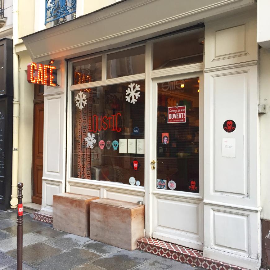 Sehr guten Kaffee bekommt ihr im Café Loustic in Le Marais. www.cafeloustic.com