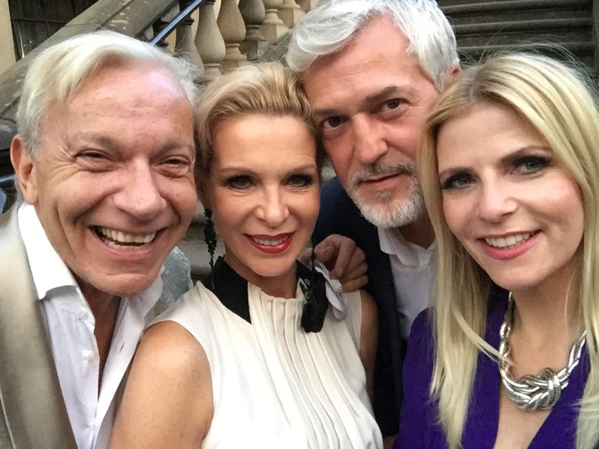 Auf geht's zur legendären Michalsky StyleNite mit Jo Groebel und seiner Frau Grit Weiss und meinem Mann Nenad!