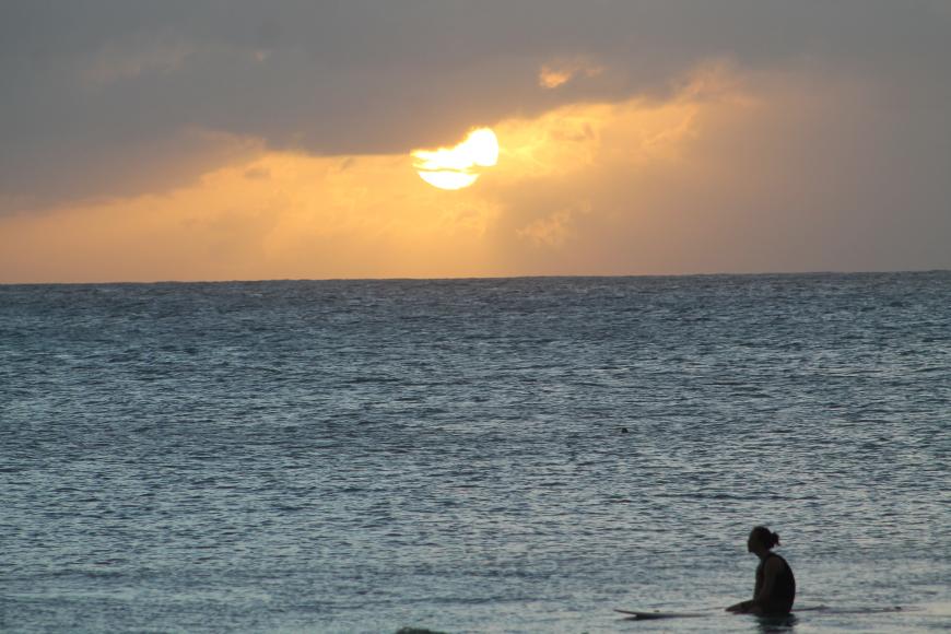 Das muss man gesehen haben: Die Sonnenuntergänge am South Point waren unglaublich schön.