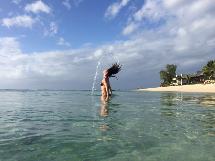 Ein bisschen Posen fürs perfekte Urlaubsfoto musste einfach sein.