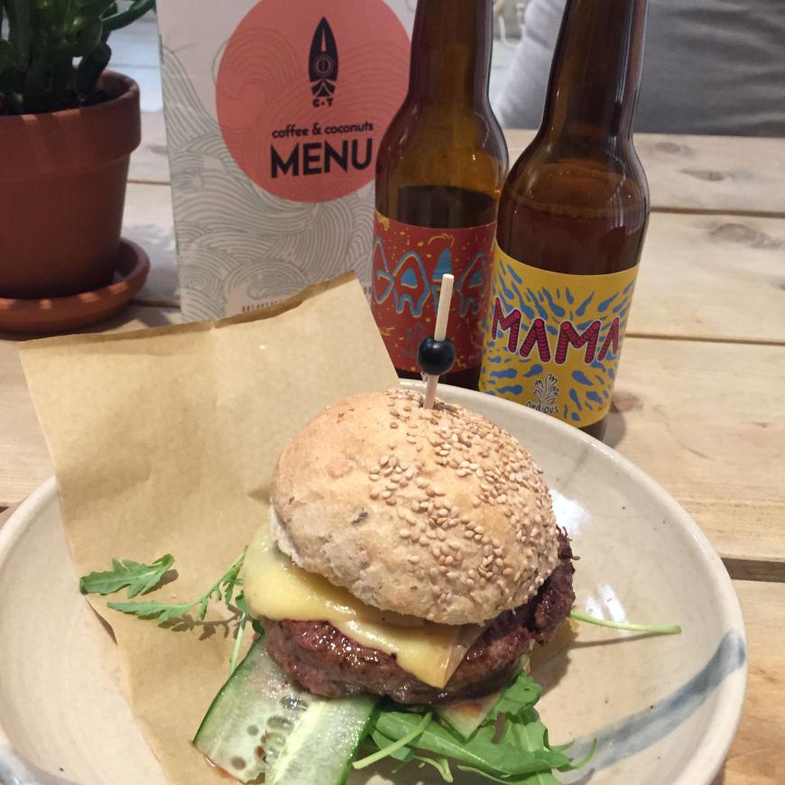 Mein mega leckerer Burger im „Coconuts