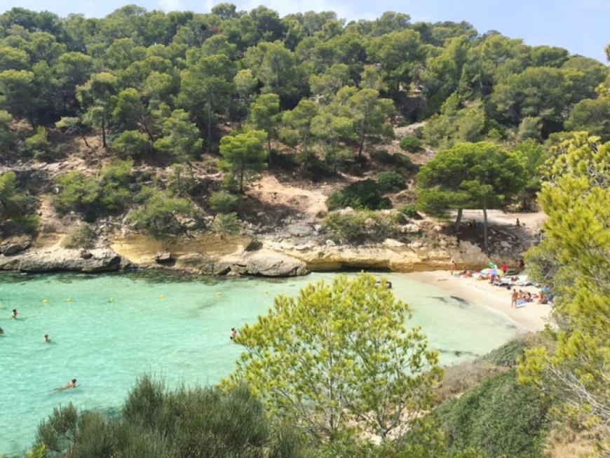 Cala Portals Vells liegen drei Buchten nebeneinander...die eine ist sogar ein FKK Bereich (für diejenigen unter euch, die es lieber nackig mögen)