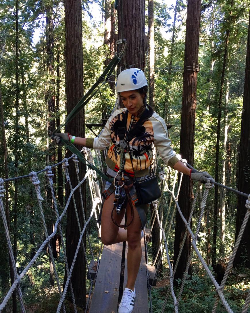 Hochseilgarten + Höhenangst = Keine gute Mischung. Für mich war es leider nichts, aber wer Lust auf Nervenkitzel und ein bisschen Abenteuer hat, der ist im Redwood Canopy Zip Line Adventure genau richtig.