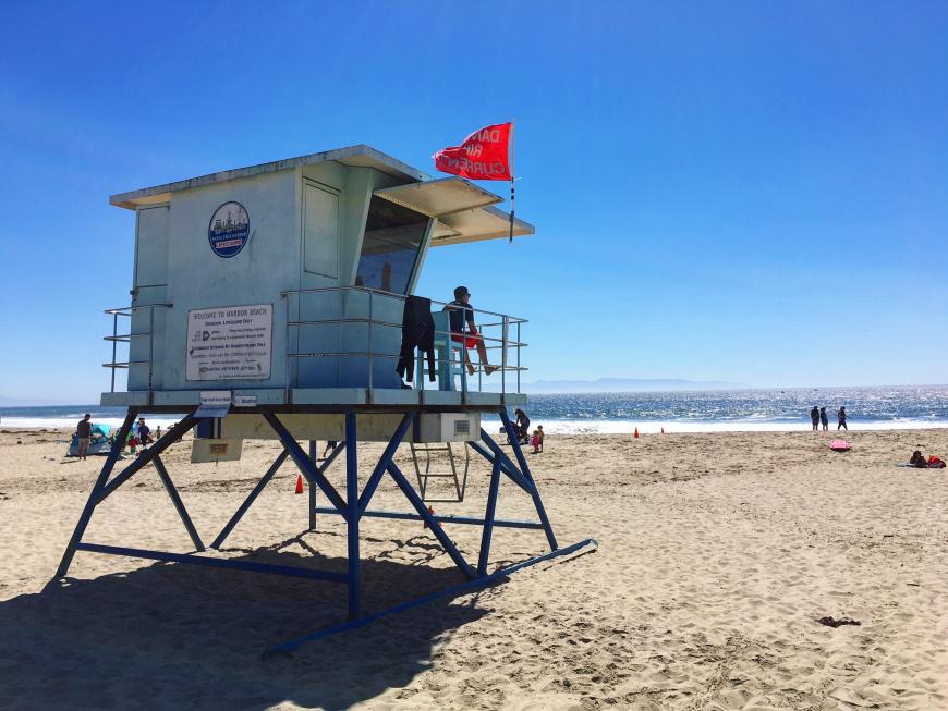 Absolute Traumaussicht: Am Strand von Santa Cruz konnte ich den Pazifik beobachten und die Seele baumeln lassen.