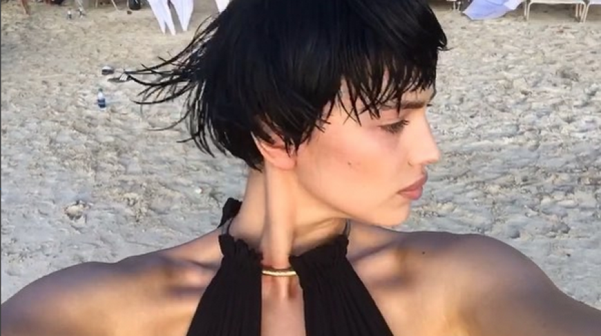 In einem Instagram-Video zeigt sich die Russin jetzt mit einer Kurzhaarfrisur!