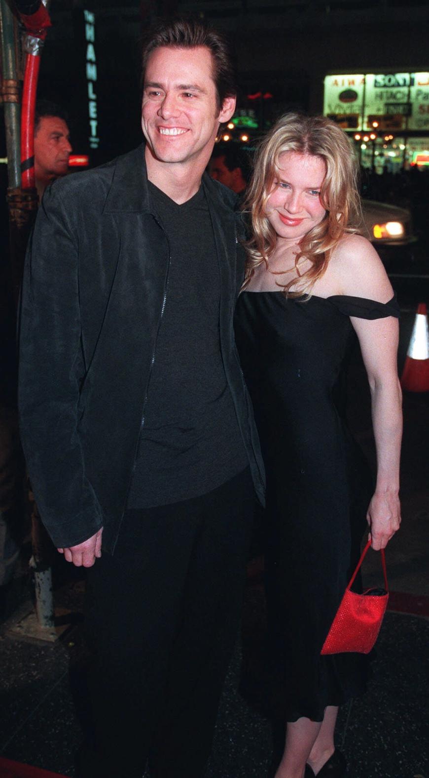 Jim Carrey und Renée Zellweger (1999 - 2000)
Am Filmset zu