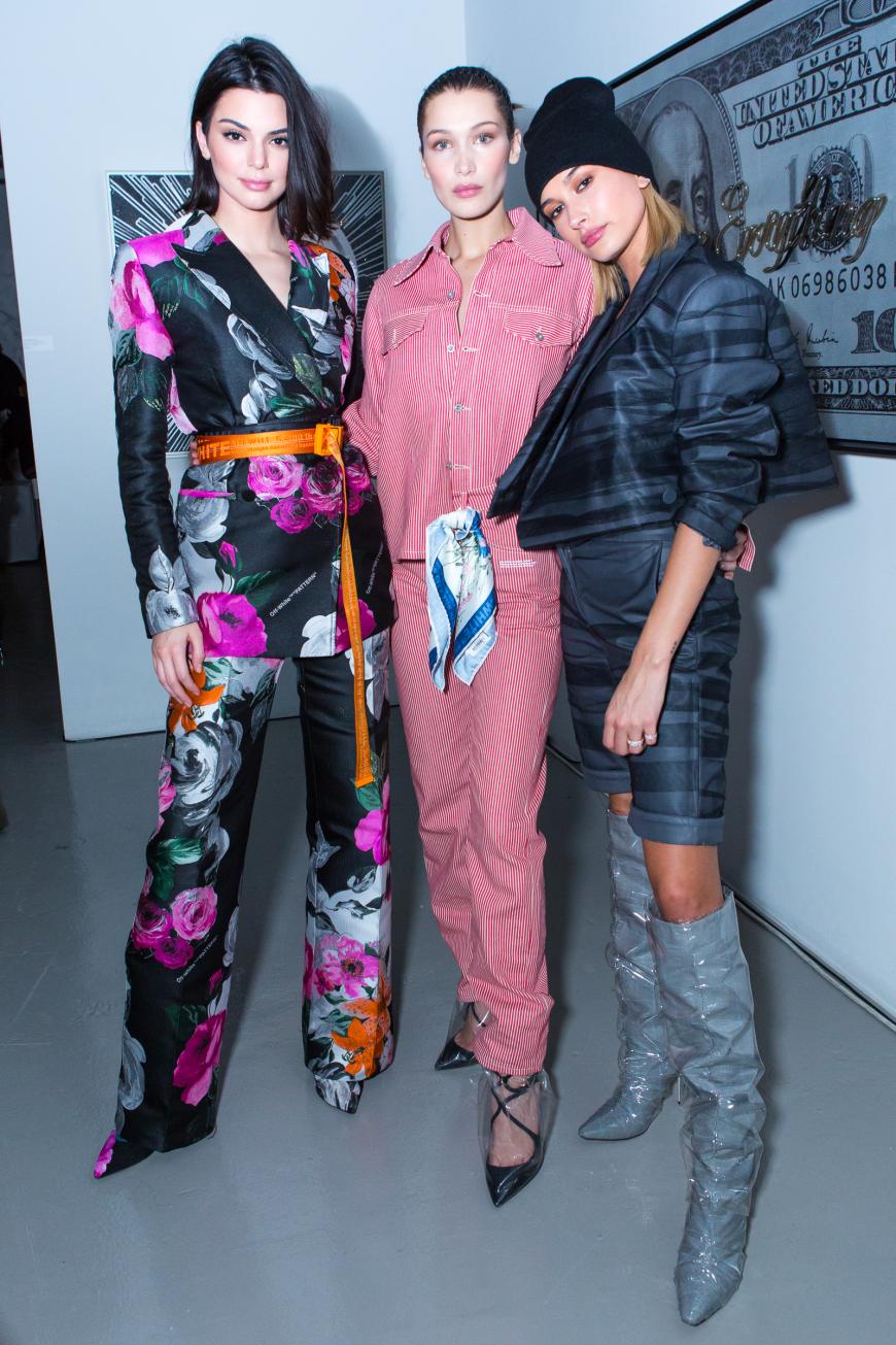 Kendall Jenner, Bella Hadid und Hailey Baldwin auf der Launch-Party der