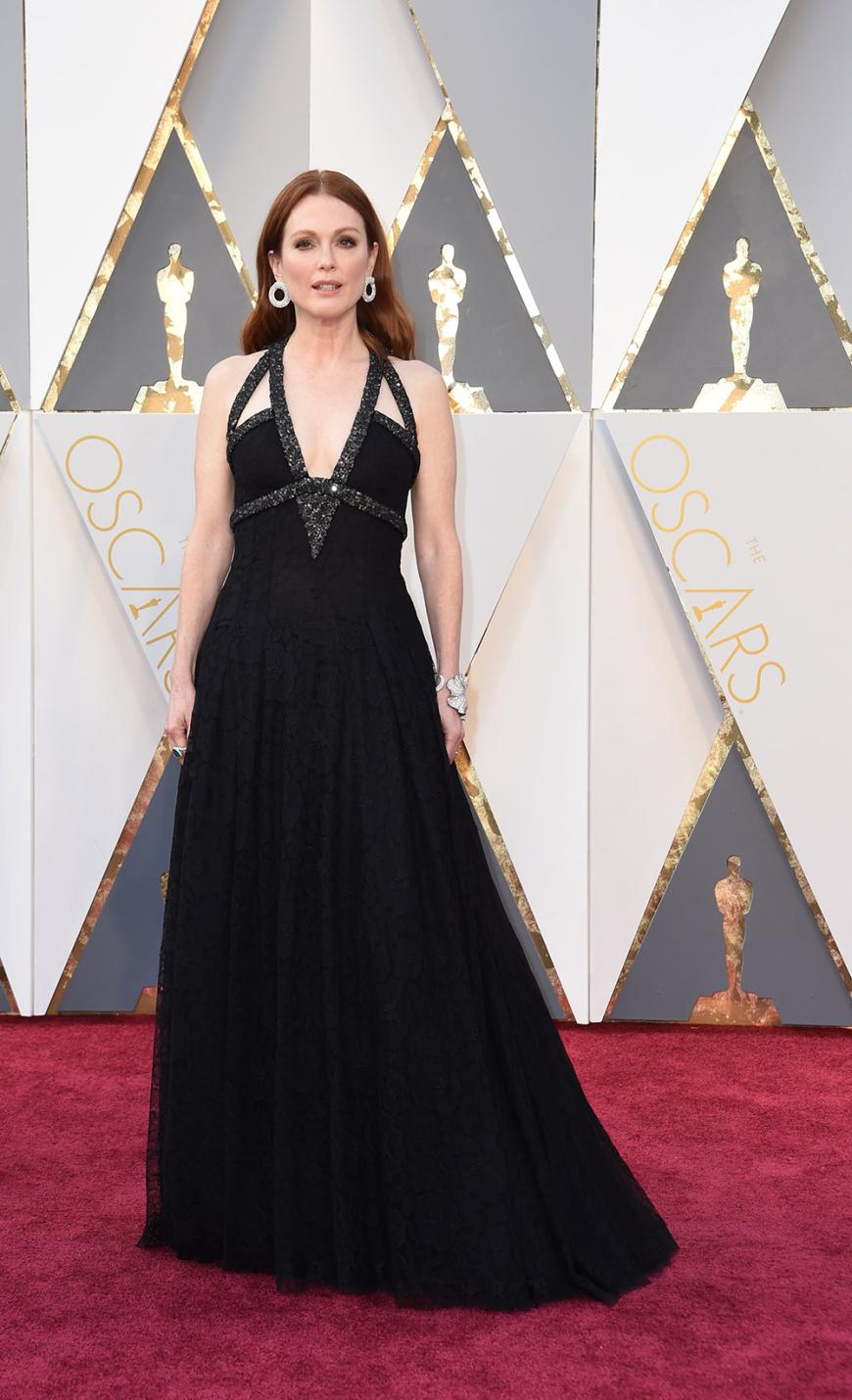 Edel und elegant sah Julianne Moore in Chanel Haute Couture aus.