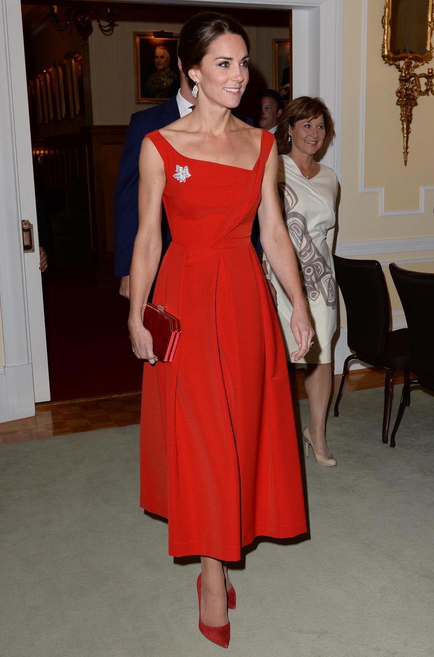 Catherine besucht das Parlament in British Columbia, Kanada.