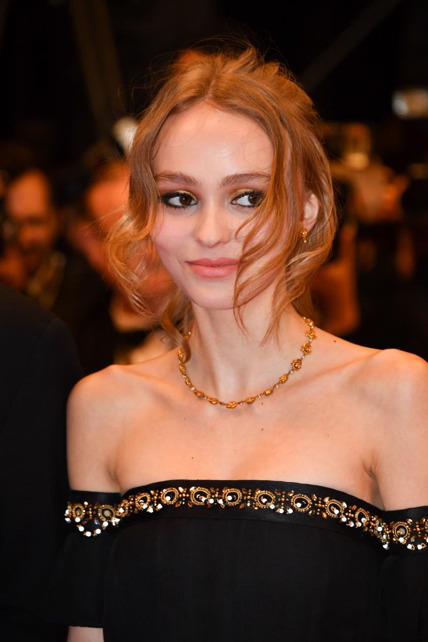 Strahlend schön in Cannes: Lily-Rose Depp.