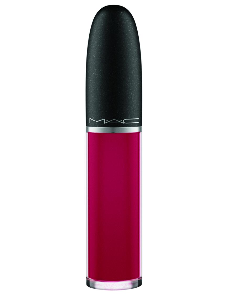 „Retro Matte Liquid Lipcolour“ von Mac, in „Chateau M Deep Red Wine“, ca. 25 Euro