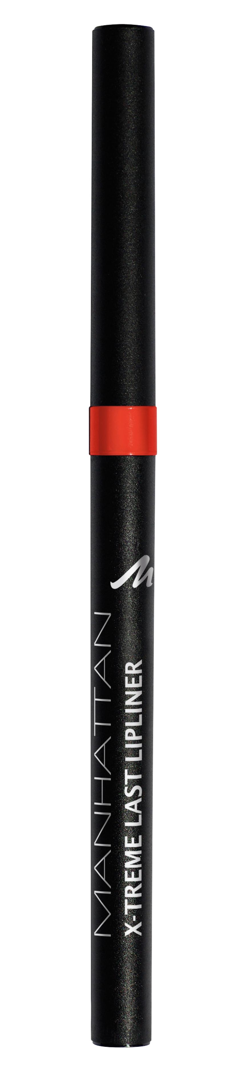 „X-Treme Last Lipliner“ von Manhattan, in „Coral Red“, ca. 5 Euro