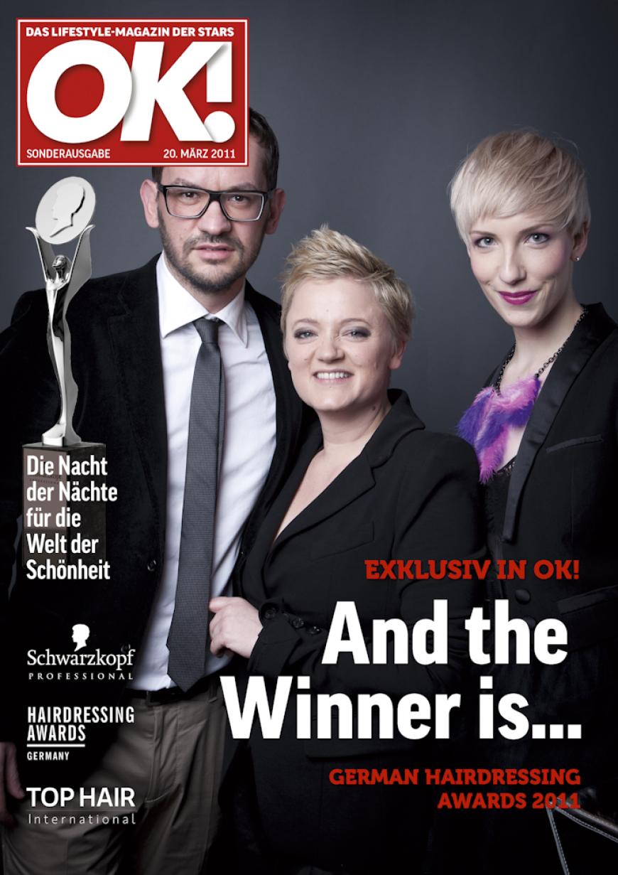 Einmal im Leben das Cover der OK! zieren! Für die Gäste des „German Hairdressing Award 2012“ wurde dieses Traum Wirklichkeit. Jeder Gast des Gala-Abends konnte an einem persönlichen OK! Fotoshooting teilnehmen - und die tollen Ergebnisse sehen Sie hier! Viel Spaß beim Durchklicken!