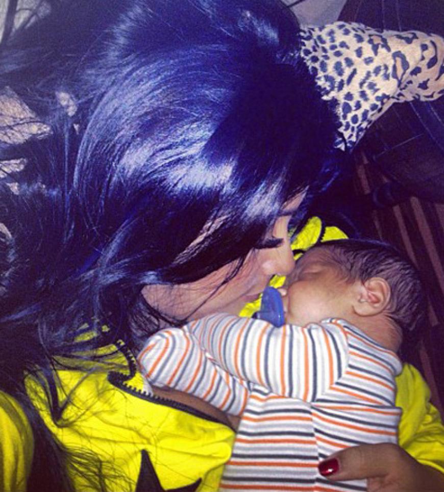 'Jersey Shore'-Starlet Nicole 'Snooki' Plizzi kuschelt mit ihrem kleinen Lorenzo