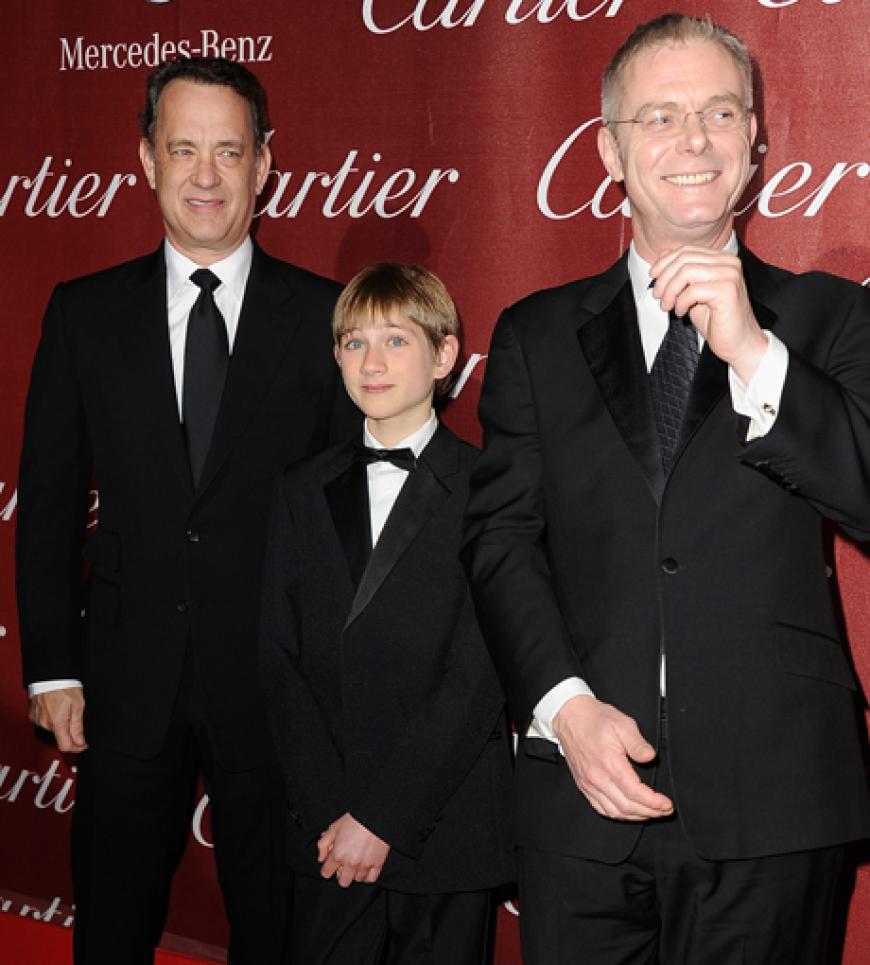 Cooles Trio: Tom Hanks mit Thomas Horn und Stephen Daldry