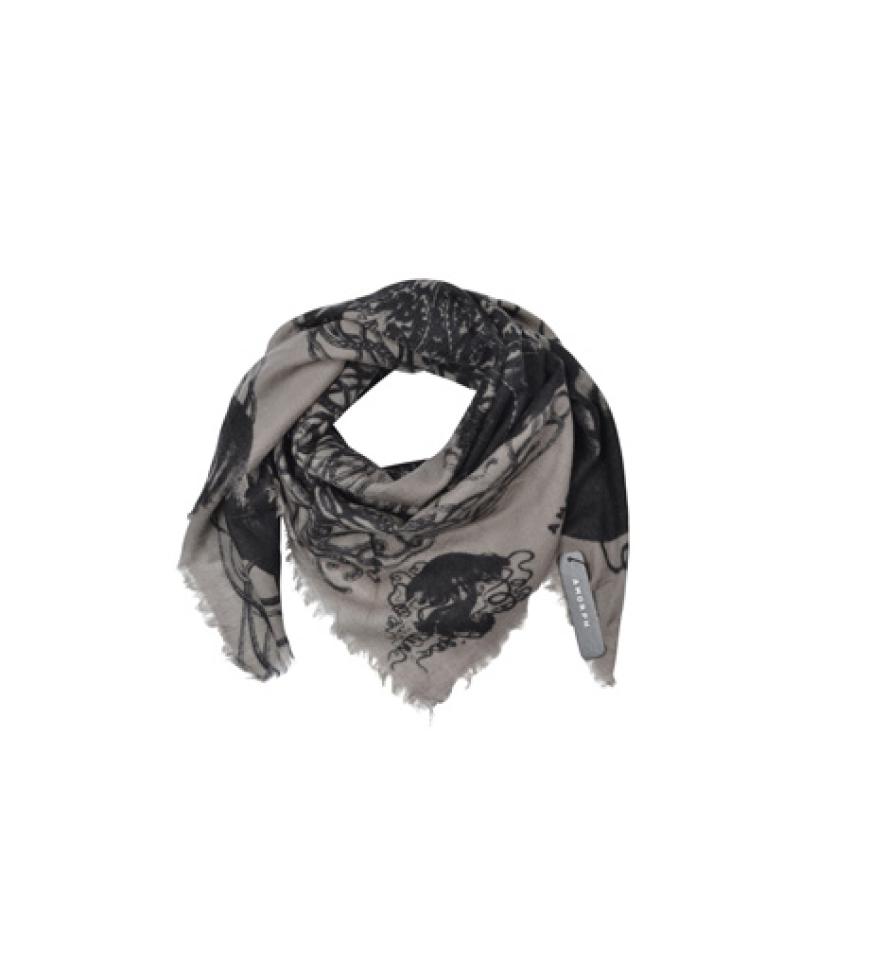 12. September 2012: Habt ihr heute morgen auch schon etwas gefroren? Da ist dieser Halsschmeichler aus Seide und Kaschmir genau das Richtige. Tuch über amorph-berlin.com, ca. 150 Euro
