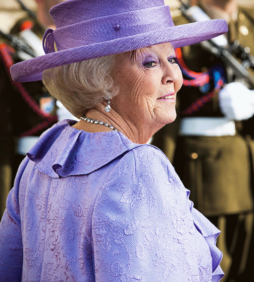 Alle großen Namen des europäischen Adels kamen zur Hochzeit nach Luxemburg. Hier:´ Königin Beatrix der Niederlande