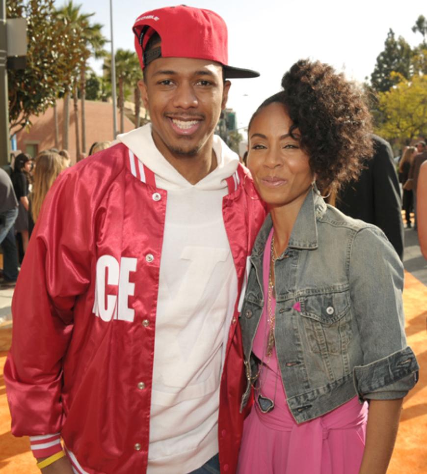 Nick Cannon mit Jada Pinkett Smith