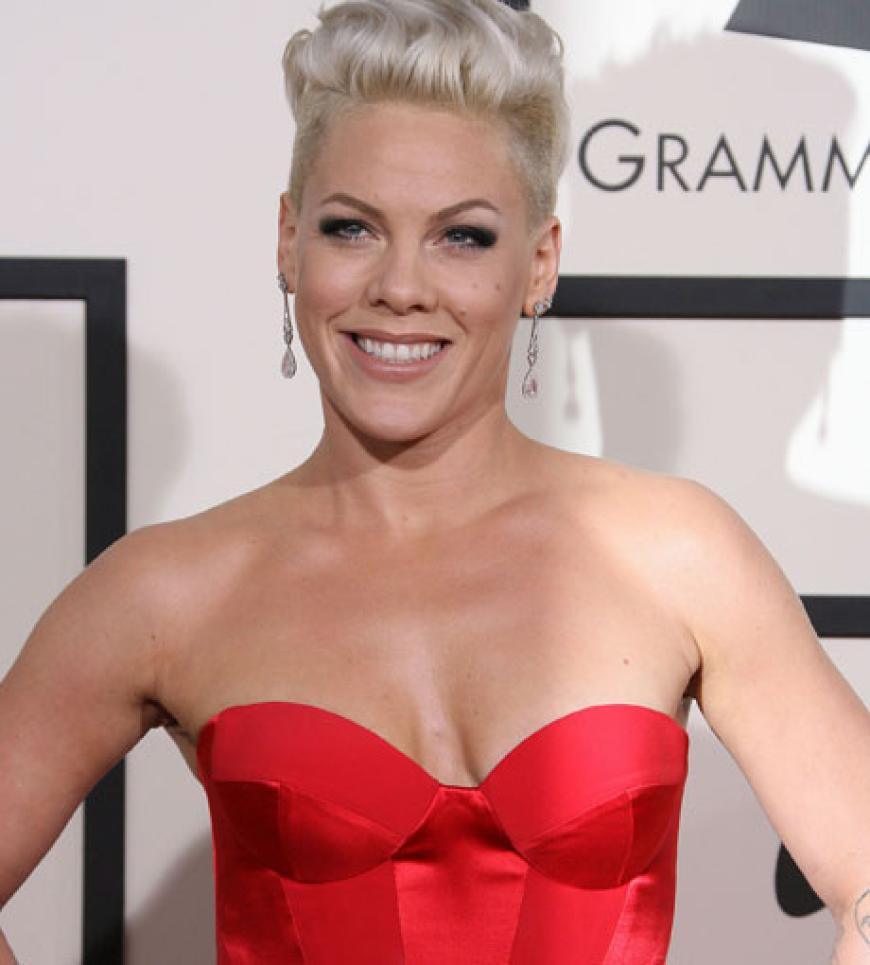 P!nk in Rot