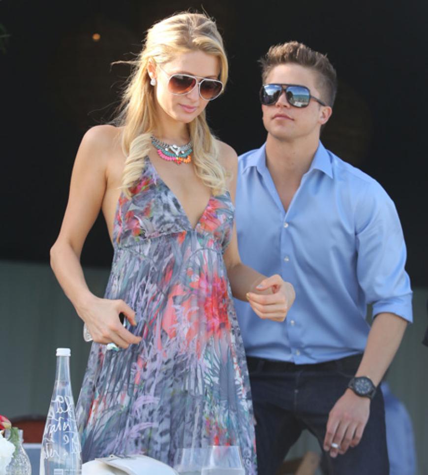 Paris Hilton mit ihrem neuem Model-Freund River Viiperi in Miami