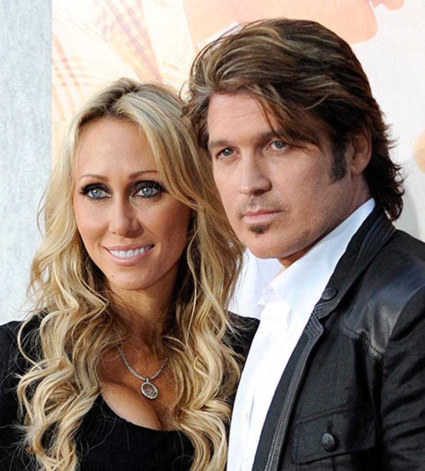 Ein Foto aus glücklichen Zeiten: Tisch Carus und Billy Ray Cyrus
