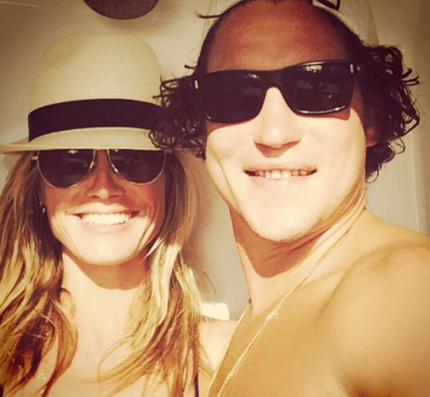 Auch die Stars lassen mal die Seele baumeln: Hier zeigen wir, wie die Promis Urlaub machen! Erstes Liebes-Selfie: Heidi Klum und Vito Schnabel