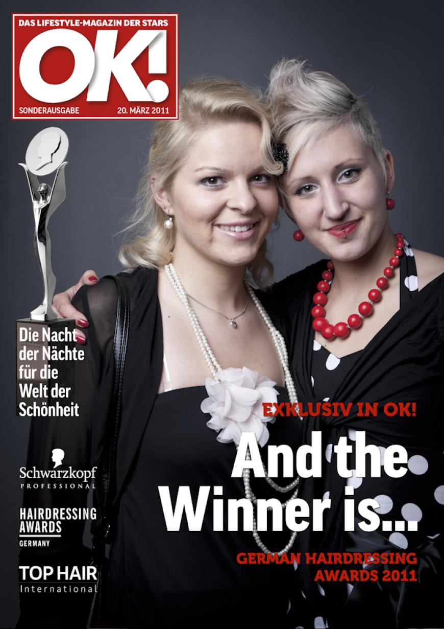 Einmal im Leben das Cover der OK! zieren! Für die Gäste des „German Hairdressing Award 2012“ wurde dieses Traum Wirklichkeit. Jeder Gast des Gala-Abends konnte an einem persönlichen OK! Fotoshooting teilnehmen - und die tollen Ergebnisse sehen Sie hier! Viel Spaß beim Durchklicken!