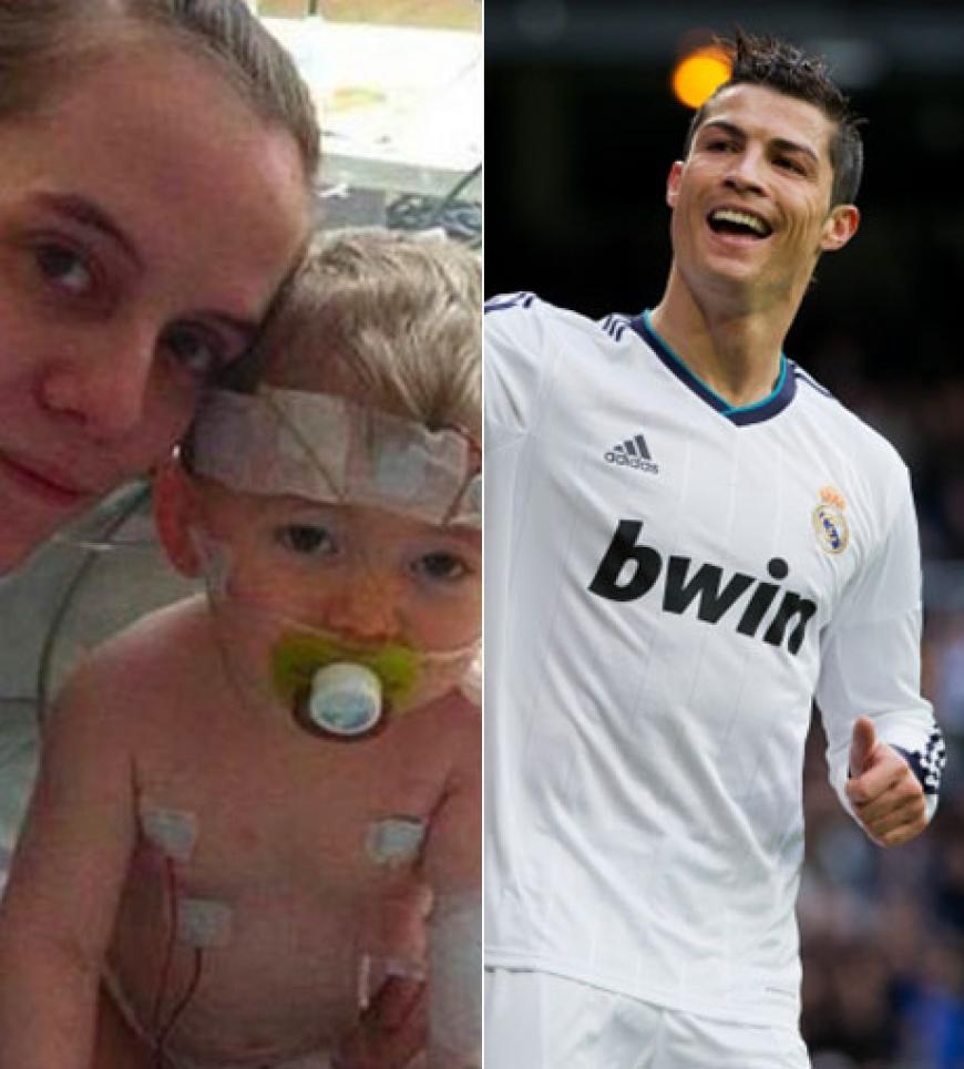 Cristiano Ronaldo konnte dem kleinen Erik helfen