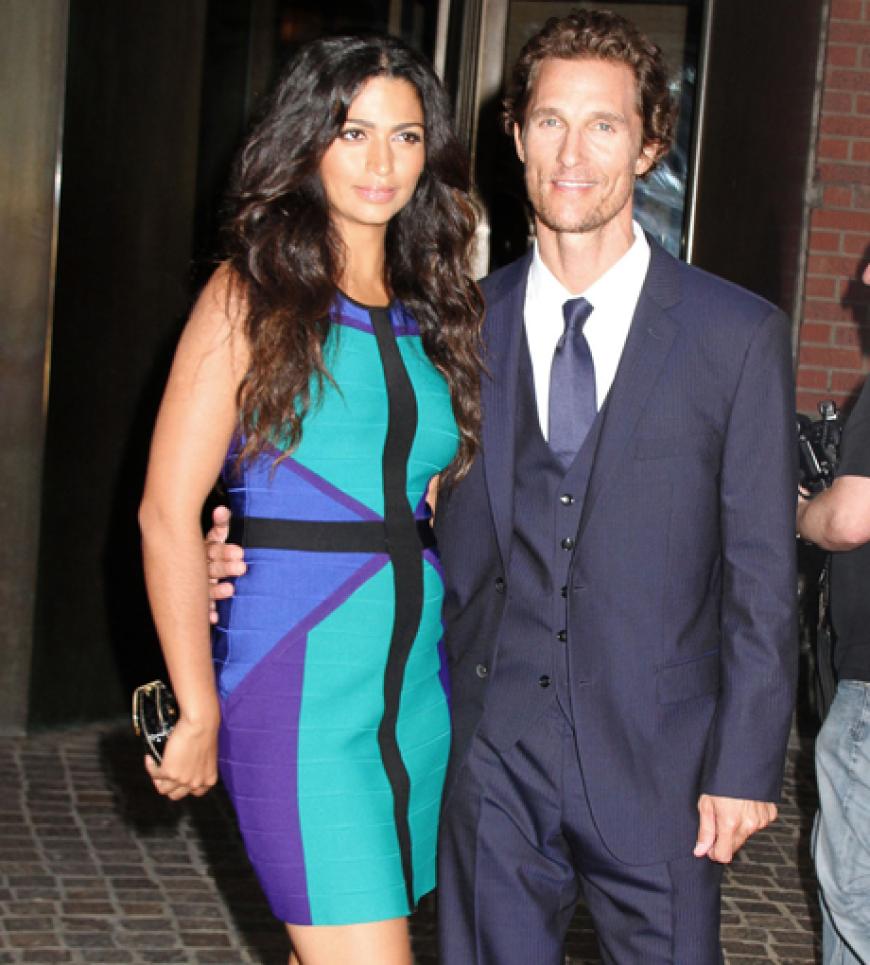 Matthew McConaughey und seine Frau Camilla Alves